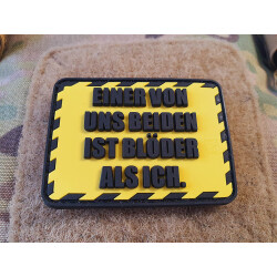 JTG EINER VON UNS Patch, fullcolor, JTG 3D Rubber Patch