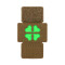 Kleeblatt Molle Stripe, coyote, green-gid afterglow, Cordura Lasercut, M-Tac