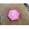 JTG Seehorse Patch, pink, Hexagon Patch,  JTG 3D Rubber Patch