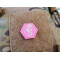 JTG Seehorse Patch, pink, Hexagon Patch,  JTG 3D Rubber Patch