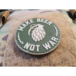 JTG Make Beer, Not War Patch, multicam, JTG 3D Rubber Patch