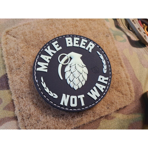 JTG Make Beer, Not War Patch, gid, JTG 3D Rubber Patch