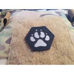 JTG K9 Pfote Hexagon LaserCut Patch, schwarz Cordura,...