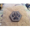 JTG K9 Pawn Hexagon LaserCut Patch, rangergreen Cordura, IR Logo, with velcro backside