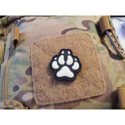 JTG K9 Dog Pawn Patch, gid, JTG 3D Rubber Patch