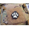 JTG K9 Dog Pawn Patch, gid, JTG 3D Rubber Patch