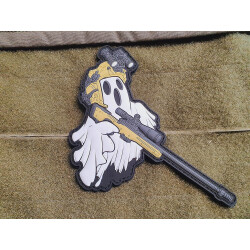 JTG Ghost Sniper Patch, snowwhite, JTG 3D Rubber Patch