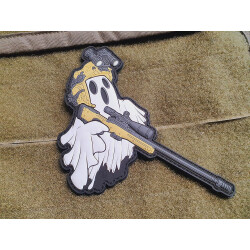 JTG Ghost Sniper Patch, snowwhite, JTG 3D Rubber Patch