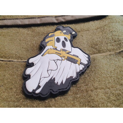 JTG Ghost Sniper CQB Patch, snowwhite, JTG 3D Rubber Patch