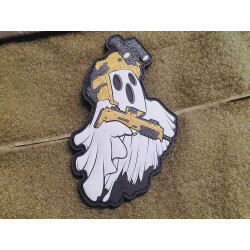 JTG Ghost Sniper CQB Patch, snowwhite, JTG 3D Rubber Patch