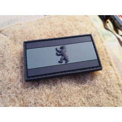 JTG Berliner Patch, steingrau oliv schwarz, 3D Rubber patch