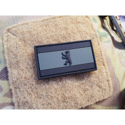 JTG Berliner Patch, steingrau oliv schwarz, 3D Rubber patch