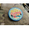 JTG The Beach is closed, WOC Retro Patch, fullcolor, JTG 3D Rubber Patch