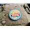 JTG The Beach is closed, WOC Retro Patch, fullcolor, JTG 3D Rubber Patch