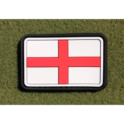 JTG - England Flag (St. George) Patch, fullcolor / 3D Rubber patch